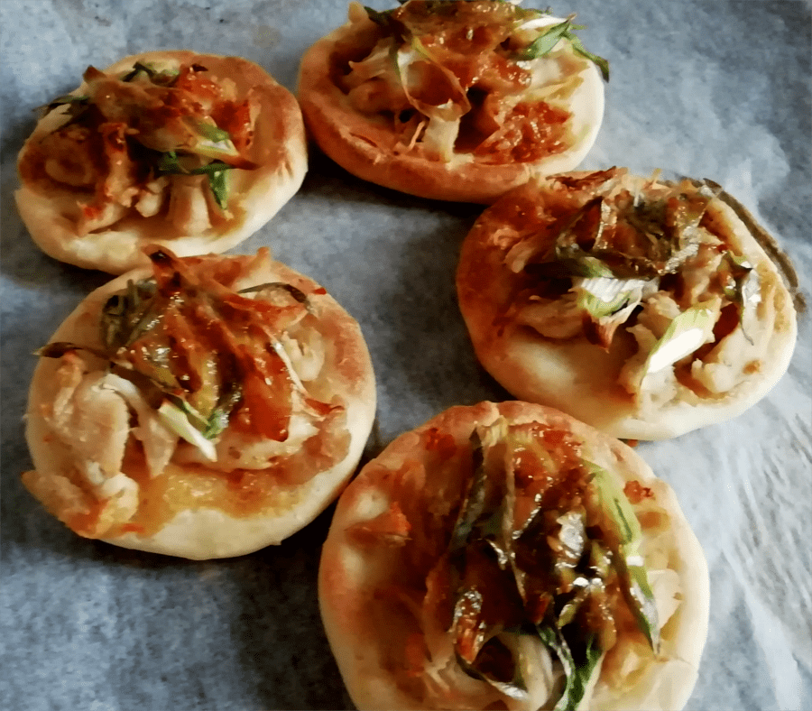 バンバンジー風ピザ